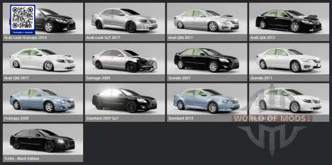 Toyota Aurion (XV50) 2015 para BeamNG Drive