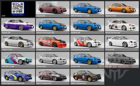 Subaru Impreza WRX STi Prodrive Style (GDB) 2001 para BeamNG Drive