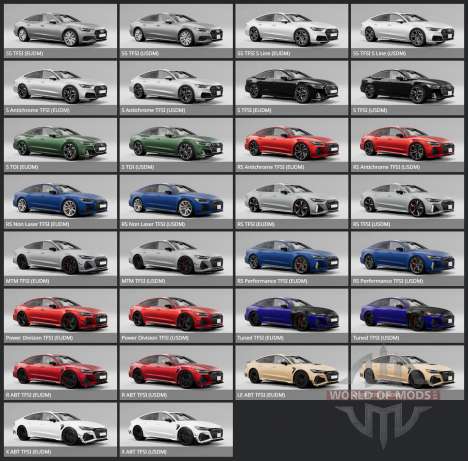 Audi A7 Sportback 55 TFSI quattro (4K8) 2018 para BeamNG Drive