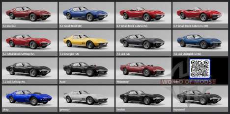 Chevrolet Corvette Stingray Sport Coupe (19437) para BeamNG Drive