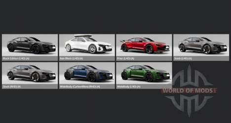 Audi RS e-tron GT 2021 para BeamNG Drive