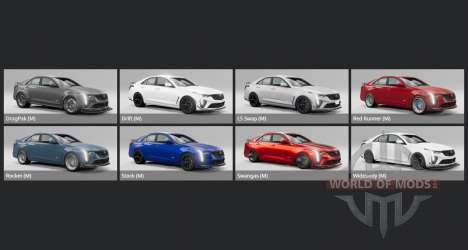 Cadillac CT4-V Blackwing 2022 para BeamNG Drive