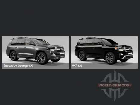 Toyota Land Cruiser Executive Lounge (200) 2021 para BeamNG Drive