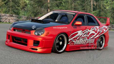 Subaru Impreza WRX STi Prodrive Style (GDB) 2001 para BeamNG Drive