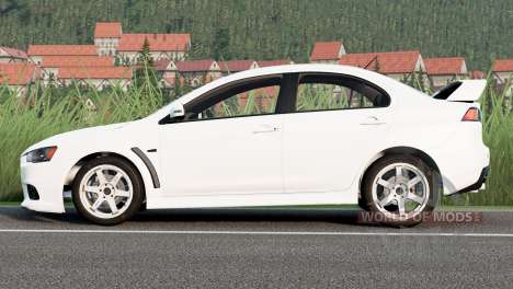 Mitsubishi Lancer Evolution X Final (CZ4A) 2015 para BeamNG Drive