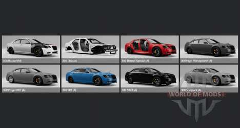 Chrysler 300 SRT8 (LX2) 2012 para BeamNG Drive