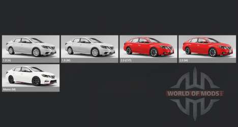 Nissan Sentra Nismo (B17) 2019 para BeamNG Drive