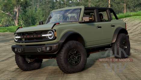 Ford Bronco 4-Door Wildtrak 2021 para BeamNG Drive
