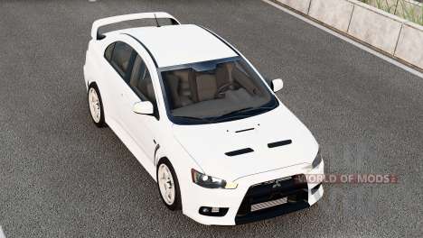 Mitsubishi Lancer Evolution X Final (CZ4A) 2015 para BeamNG Drive