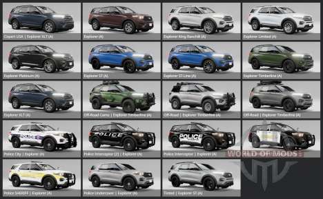 Ford Explorer ST (U625) 2022 para BeamNG Drive