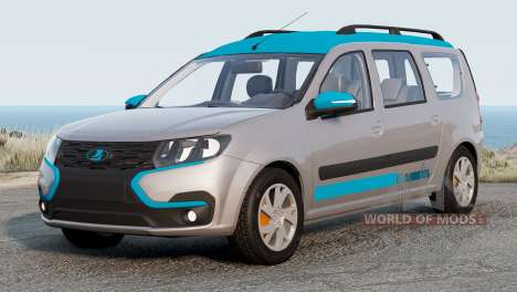 Lada Largus Cross (R90) 2021 para BeamNG Drive