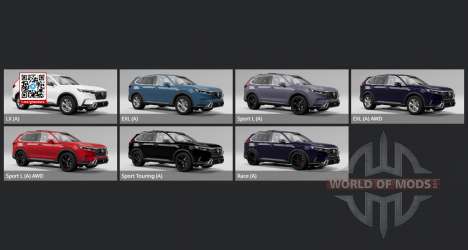 Honda CR-V Sport Touring 2023 para BeamNG Drive