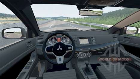 Mitsubishi Lancer Evolution X Final (CZ4A) 2015 para BeamNG Drive