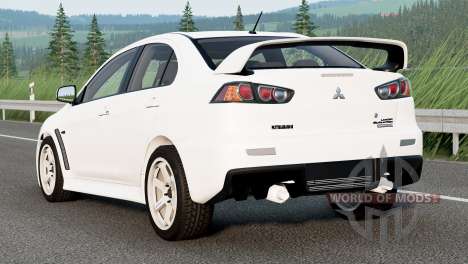 Mitsubishi Lancer Evolution X Final (CZ4A) 2015 para BeamNG Drive