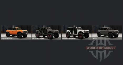 Ford Bronco 4-Door Wildtrak 2021 para BeamNG Drive