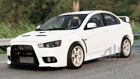 Mitsubishi Lancer Evolution X Final (CZ4A) 2015 para BeamNG Drive