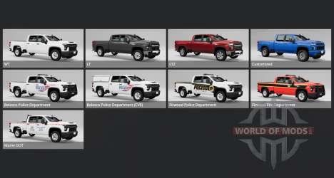 Chevrolet Silverado 2500 HD LTZ Crew Cab 2023 para BeamNG Drive