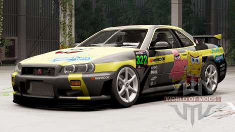 MineIs GT-R N1 (R34) 2002 para BeamNG Drive