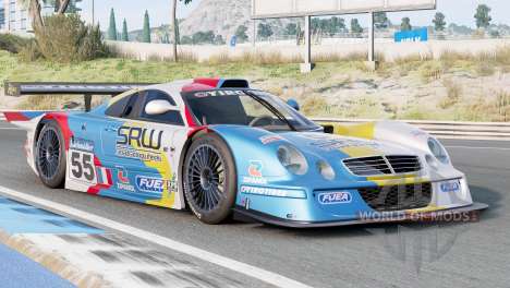 Mercedes-Benz CLK GTR AMG Coupe (C297) 1999 para BeamNG Drive