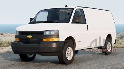 Chevrolet Express 3500 Extended Cargo Van (GMT610) 2022 para BeamNG Drive
